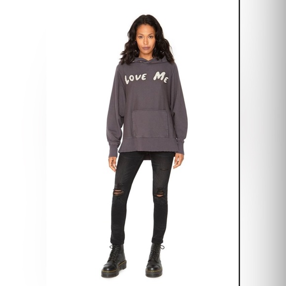 Sandrine Rose Tops - NWOT Sandrine Rose Gray Love Me Hoodie